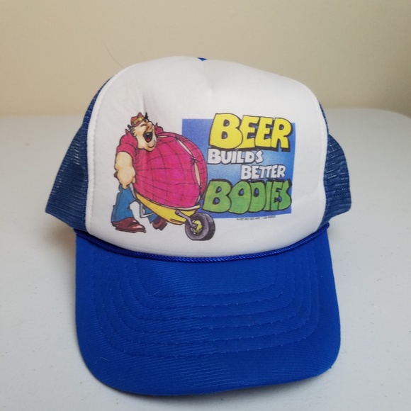 Funkap Other - Vintage 80s Mesh Trucker Hat Beer Funny Funkap